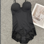 Body gainant soutien push up noir