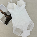 Body gainant soutien push up  blanc