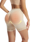 Short gainant avec coussinet rehaussant les fesses