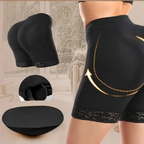 Short gainant push up femme noir