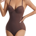 body gainant soutiens push up marron femme