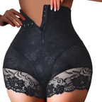 Short taille haute en dentelle noir  femme 