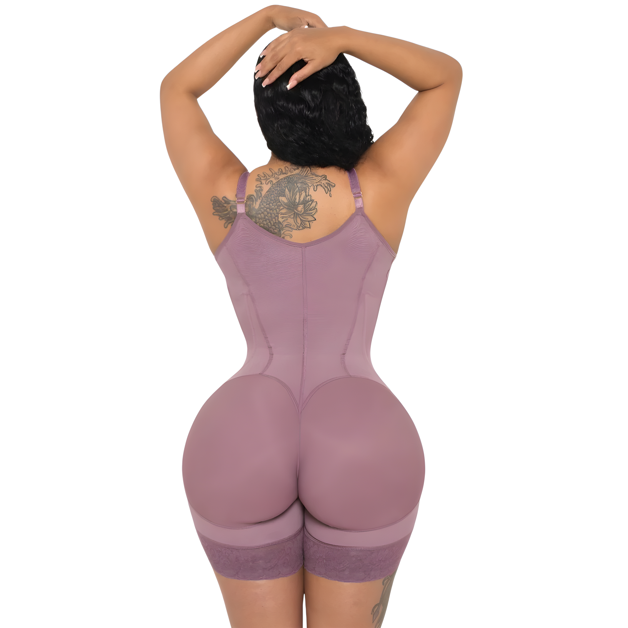 Short fajas violet femme