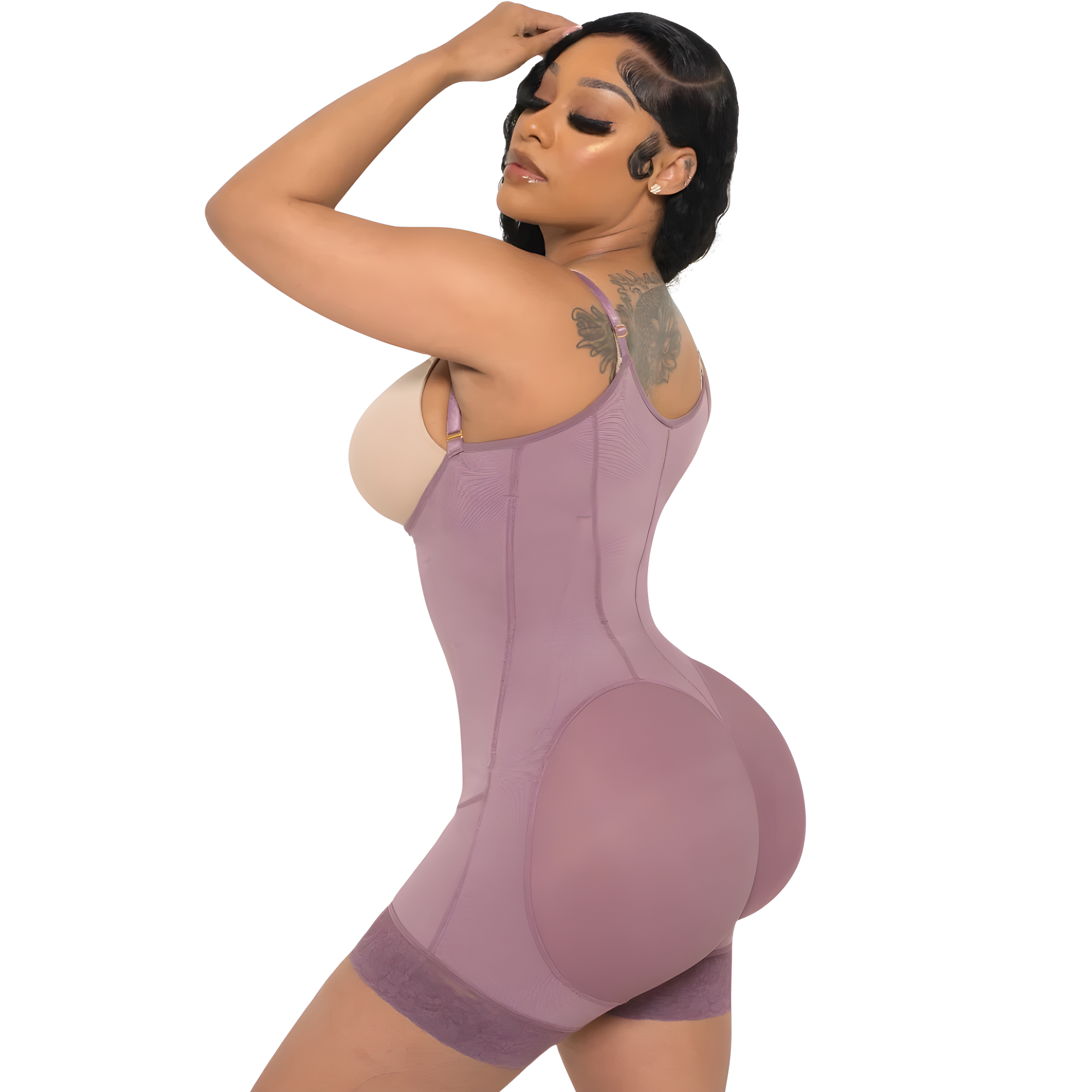 Short post opératoire violet femme