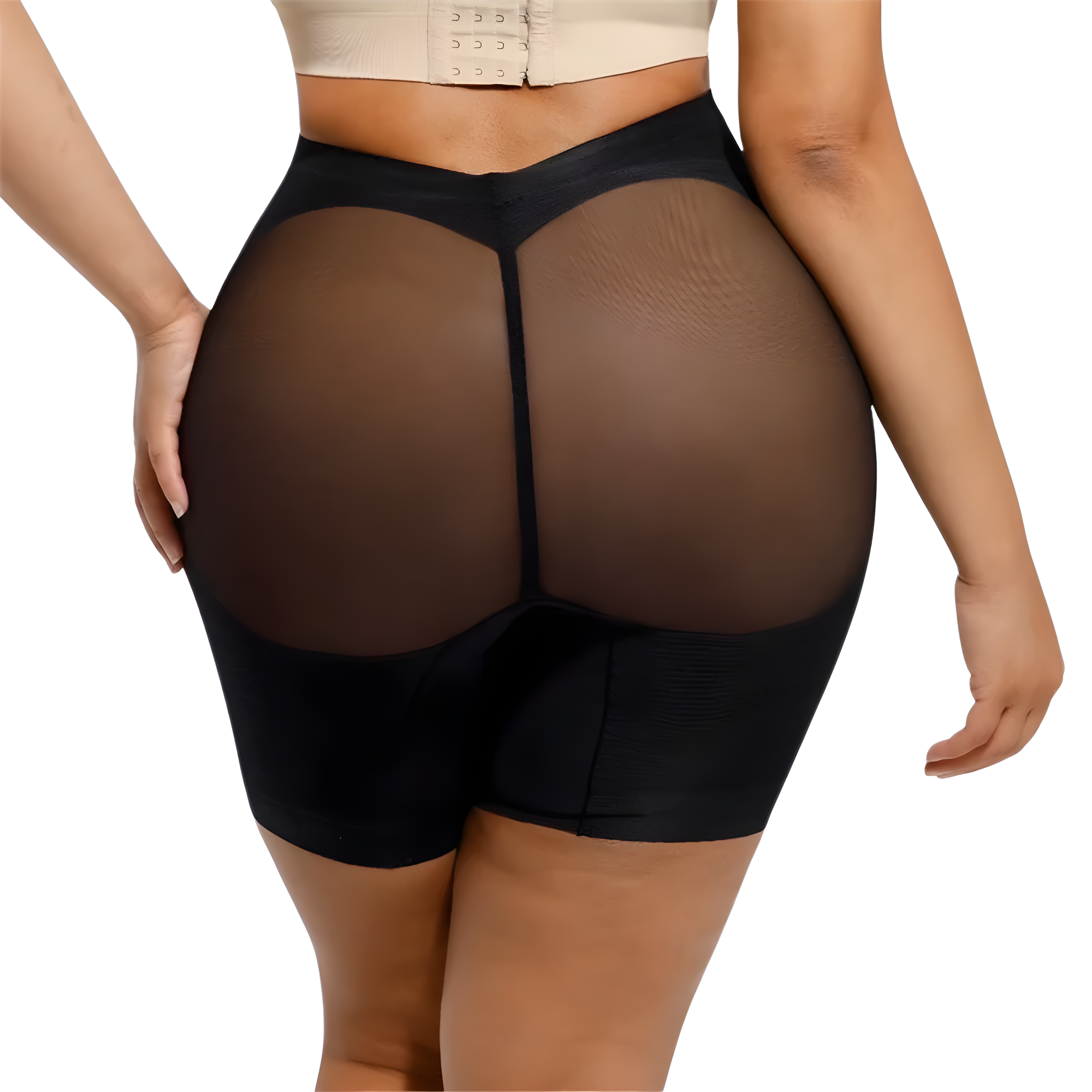 Short gainant invisible noir