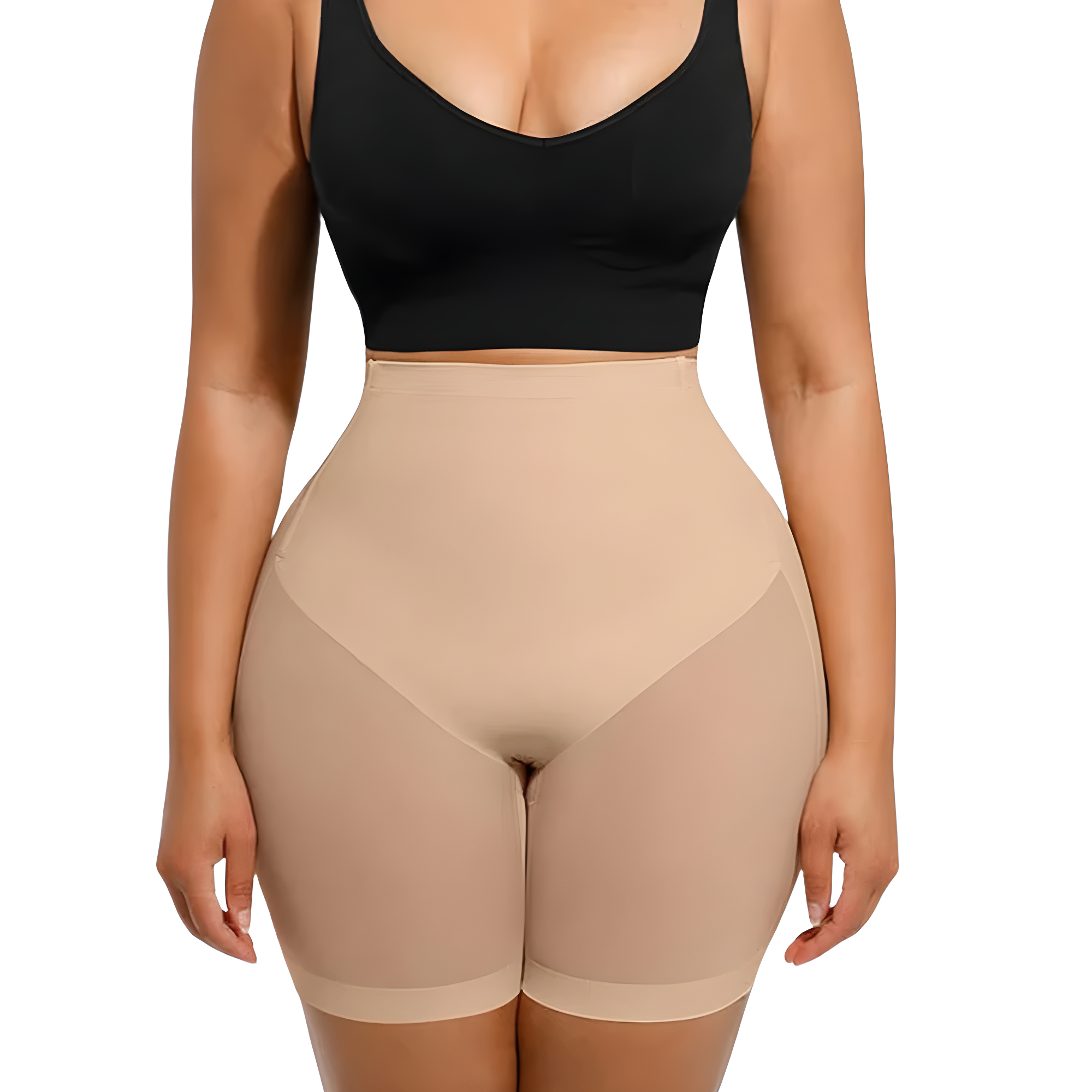 short gainant invisible beige